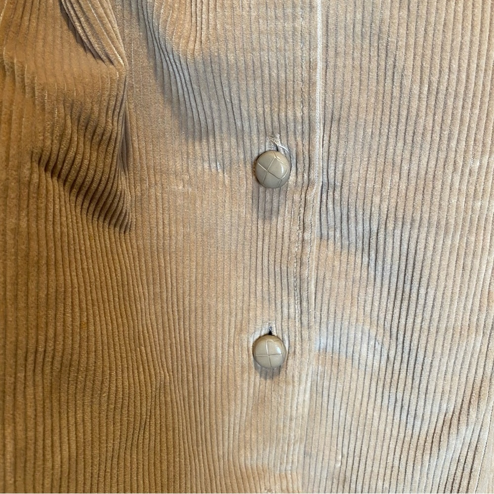 Vtg 70s Womens Long Brown Corduroy Skirt Unbranded Approx Size S/M - Picture 6 of 7